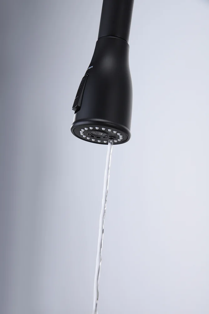 Смеситель для кухни Paulmark Lange темно - серый матовый La214212-401 - 16