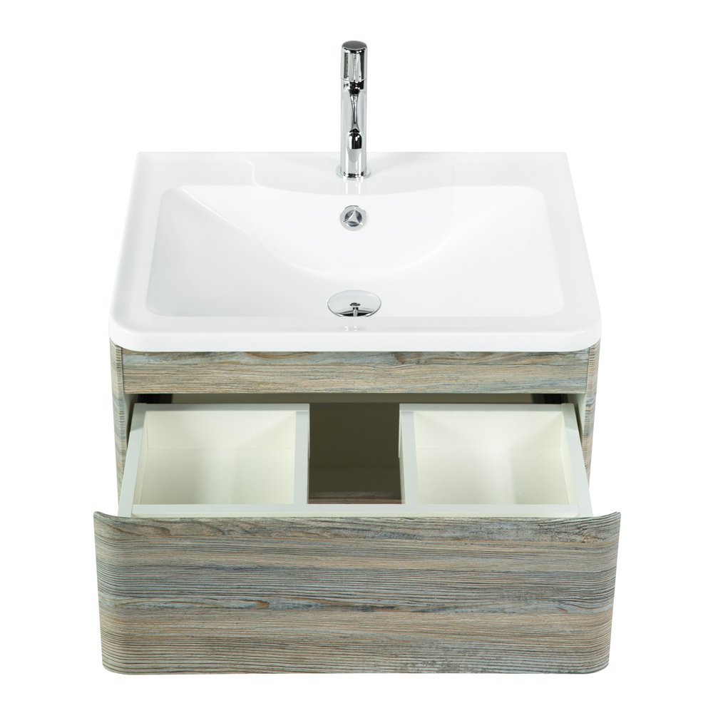 Тумба с раковиной BelBagno Albano 60 светлое дерево - 2