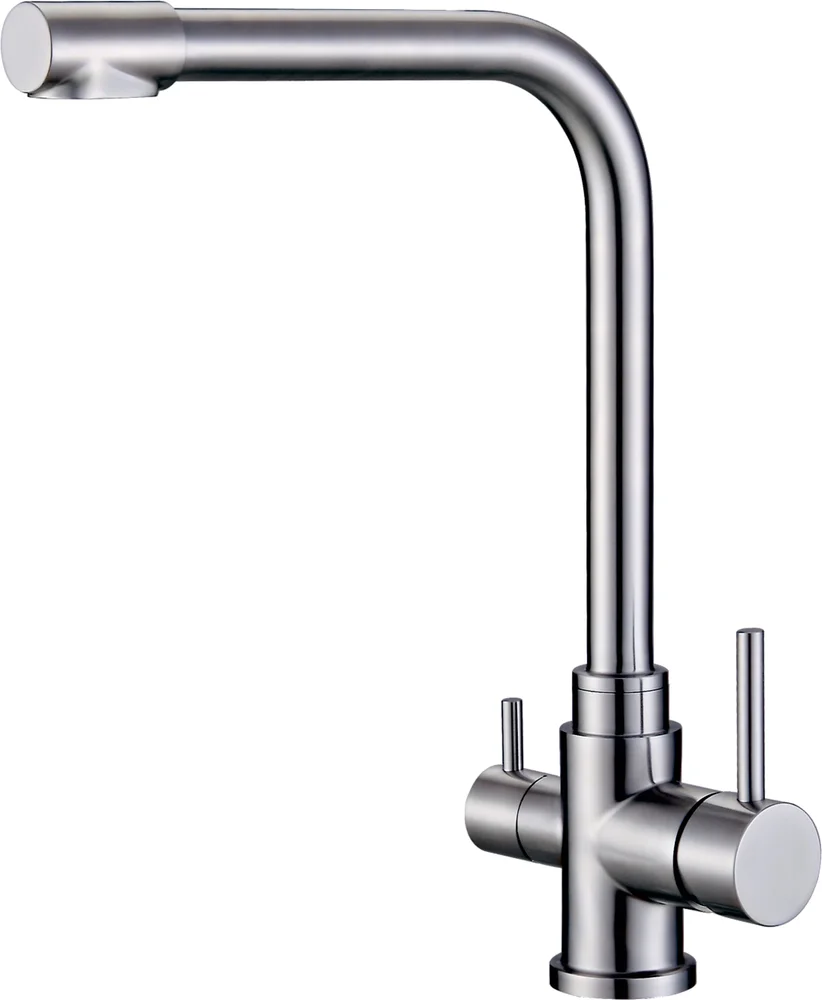 Смеситель для кухни BelBagno сатин  BB-LAM15-IN - 0