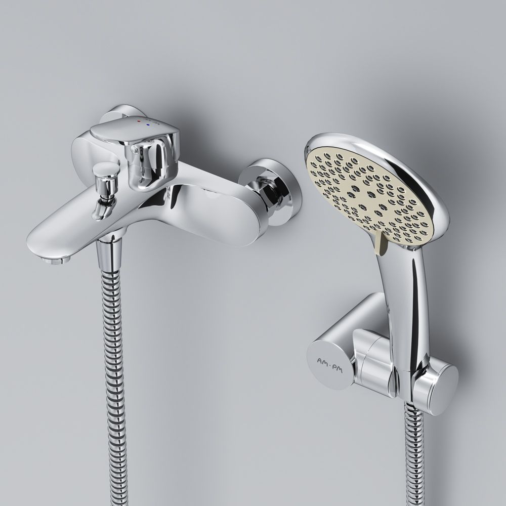 Смеситель AM.PM Like F8015000 для ванны с душем, хром - 2