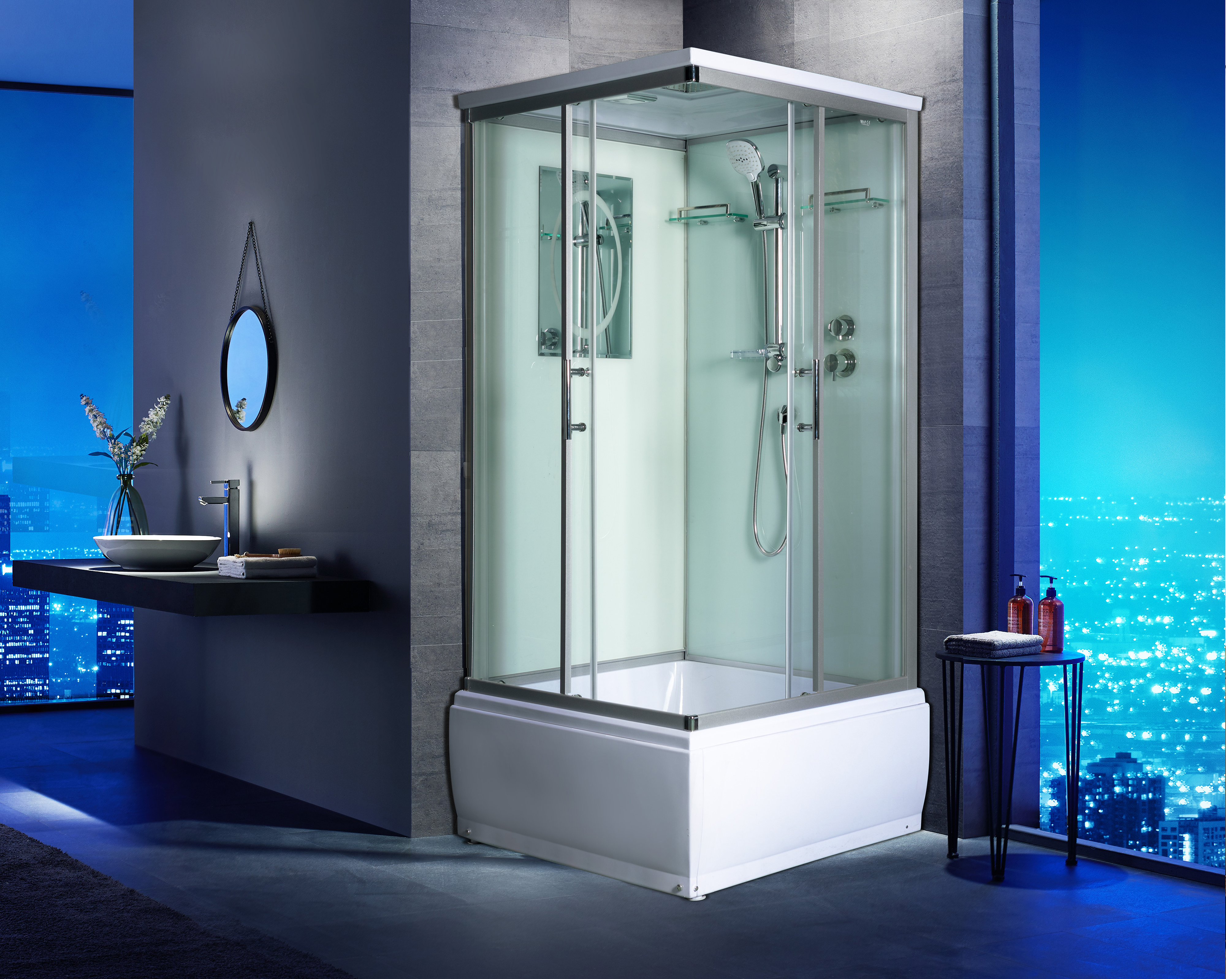 Душевая кабина Weltwasser WW500 Aller 902 90х90 хром  10000003255 - 1