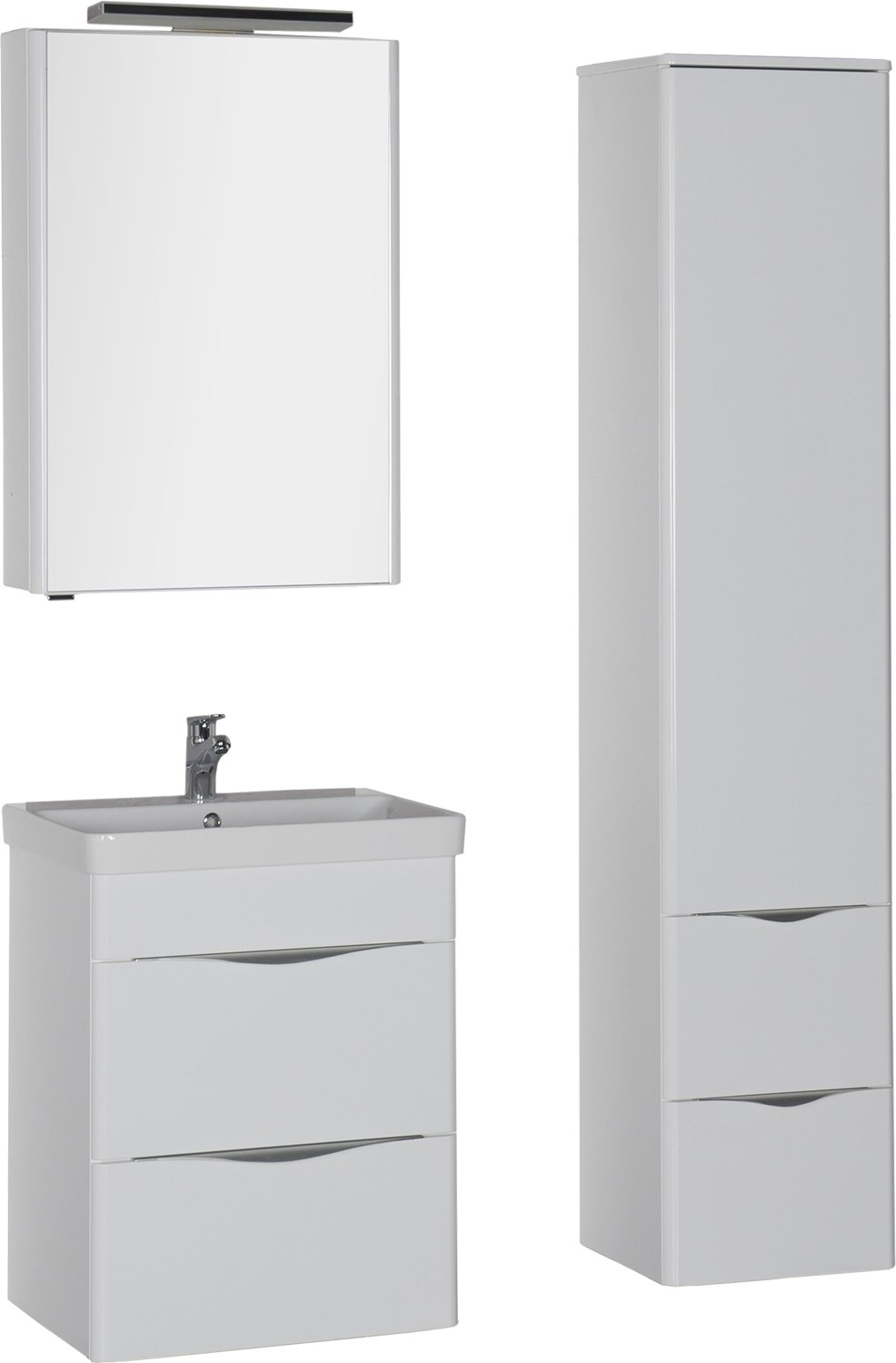 Зеркало-шкаф Aquanet Орлеан 60 белый 183076 - 1