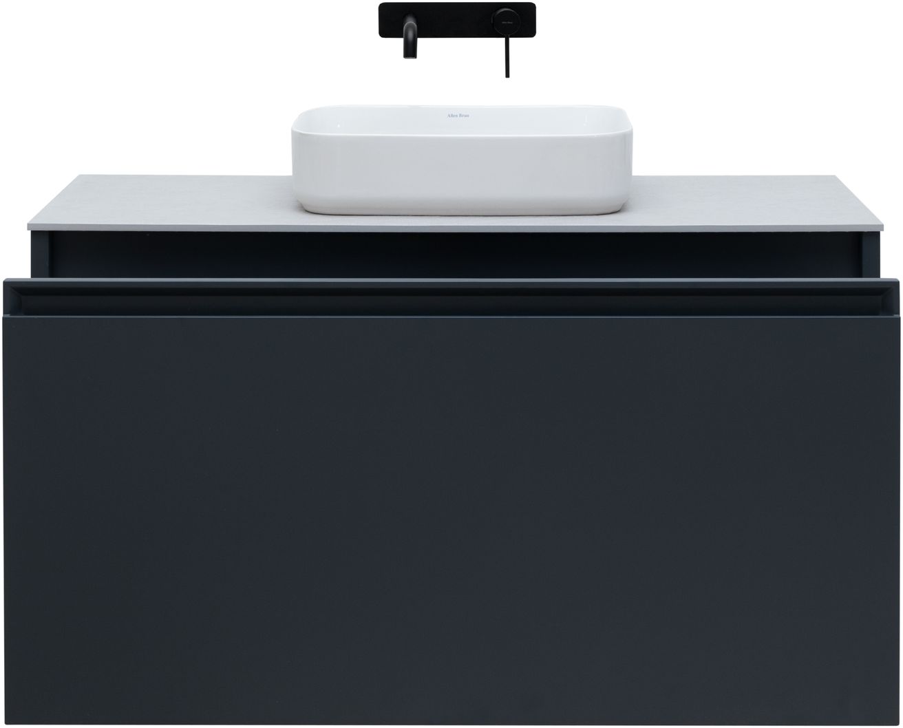 Тумба под раковину Allen Brau Fantasy 120 черный матовый 1.11006.AM - 4