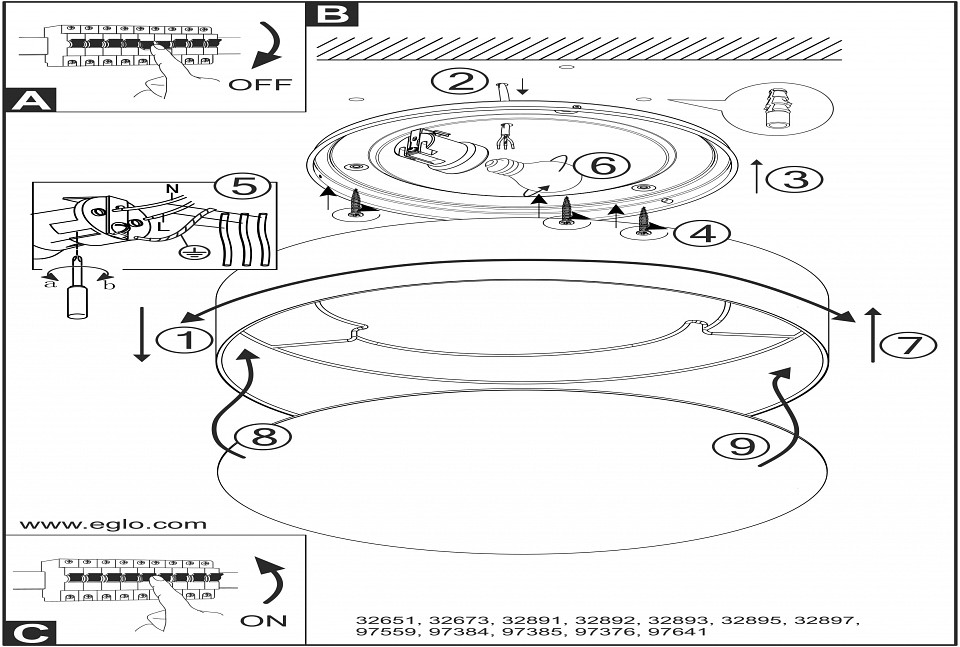 Накладной светильник Eglo ПРОМО Viserbella 97641 - 1