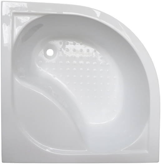 Душевой уголок Royal Bath ВК 100х100 с поддоном профиль хром стекло матовое RB100BK-C-CH - 4