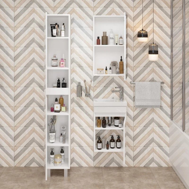 Тумба под раковину Onika Милтон 39 белая 104007 - 2