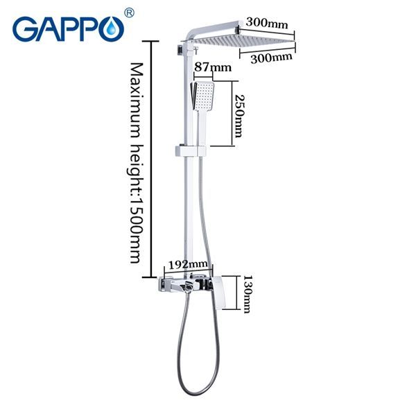 Душевая стойка Gappo Jacob G2407-20 - 7