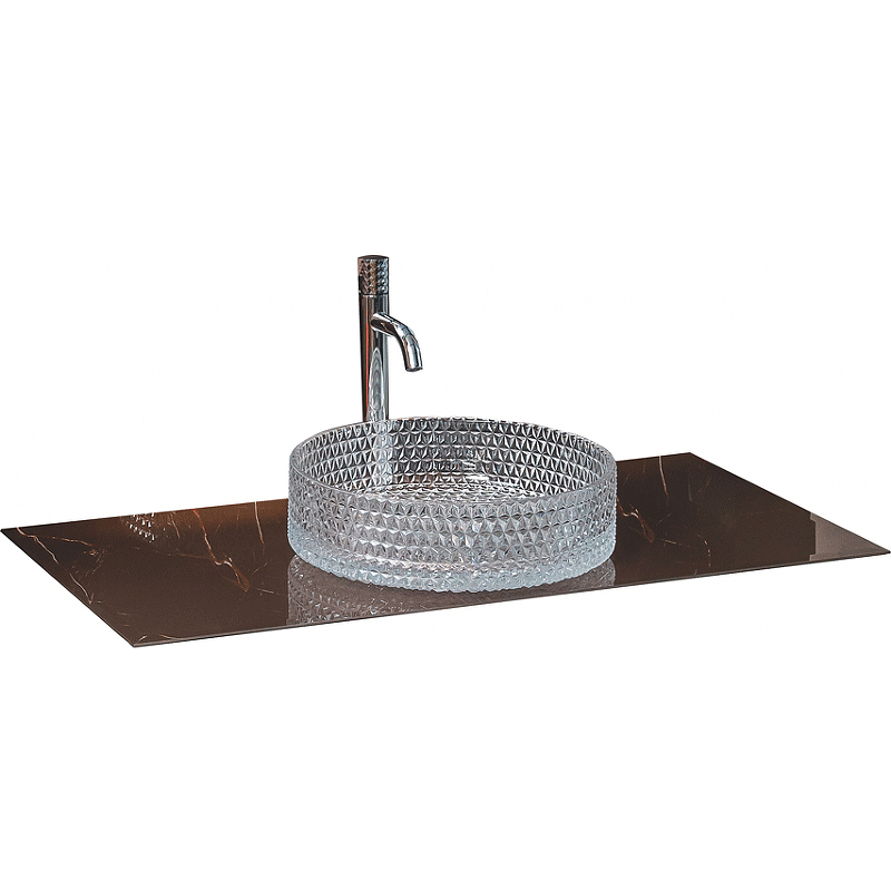 Столешница под раковину Armadi Art Lucido 100 розовый 853-100-PU - 0