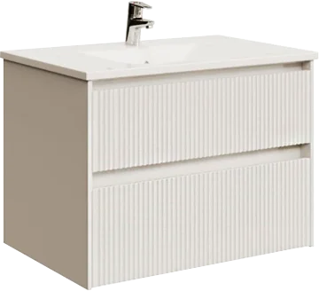 Тумба под раковину Sanvit Рольф-2 70 белый глянец krolf2070 - 0