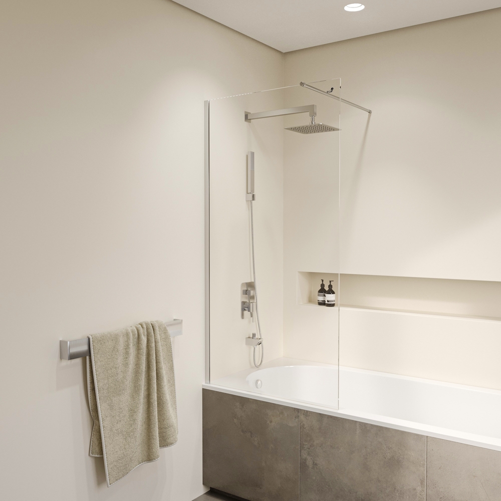 Шторка на ванну RGW Screens SC-051 70х150 профиль хром стекло прозрачное 351105107-11 - 2