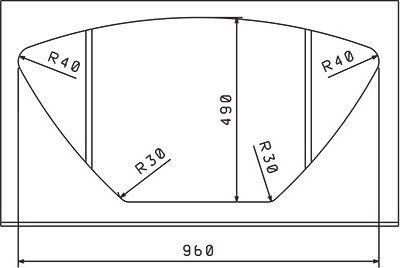 Мойка кухонная Florentina Липси 980С жасмин 20.180.D0980.201 - 2