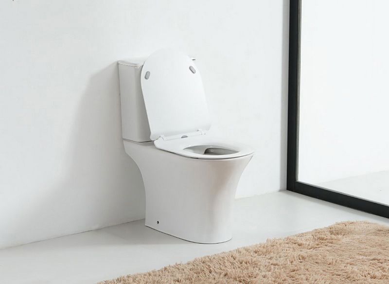 Унитаз-компакт Orange C01-000W безободковый, с микролифтом C02-000W - 5