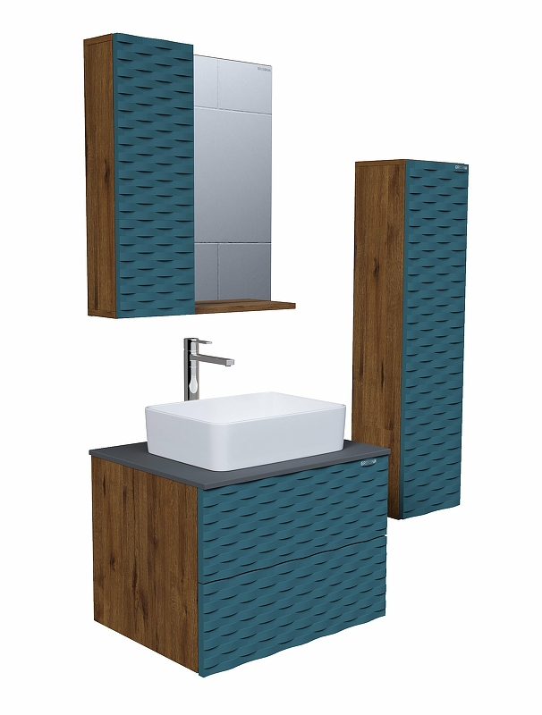 Зеркало-шкаф Grossman АЛЬБА веллингтон/бриз  206502 - 1