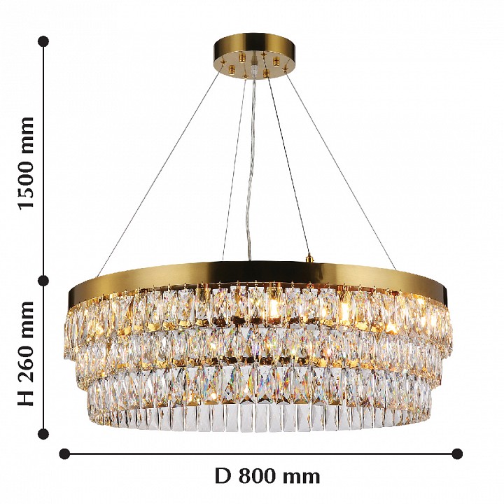 Подвесная люстра Favourite Magnitudo 2206-16P - 1