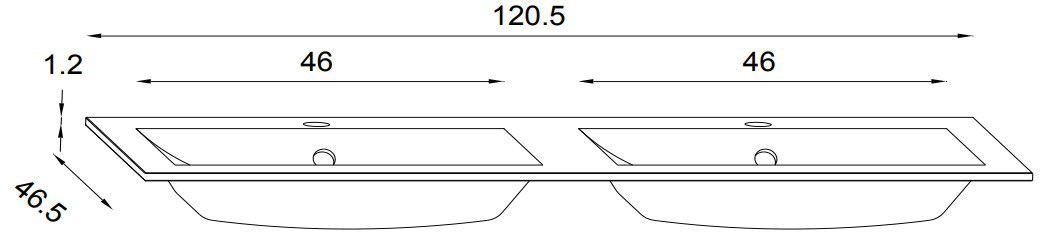Тумба с раковиной Jacob Delafon Sherwood 120 натуральный дуб - 5