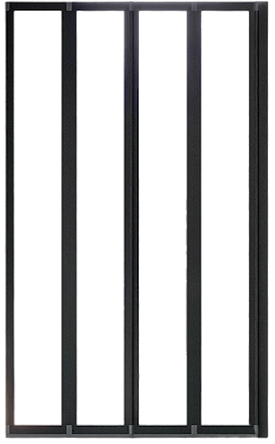 Шторка на ванну Veconi Palau PL-74BR 120 см, профиль черный PL74BR-120-01-19C4 - 1