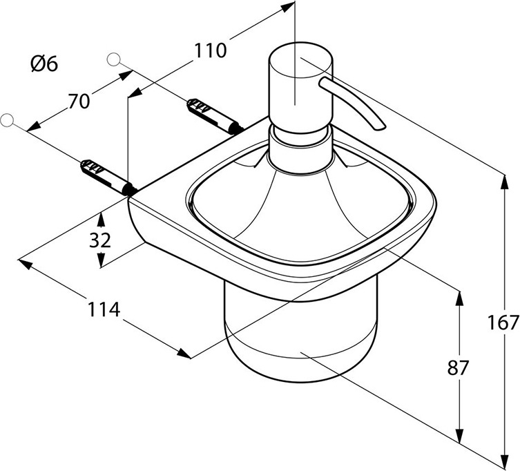 Дозатор Kludi Ambienta 5397605 - 2