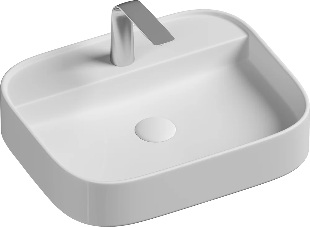 Раковина накладная Ceramica Nova Element 55х45 белый CN6034 - 0