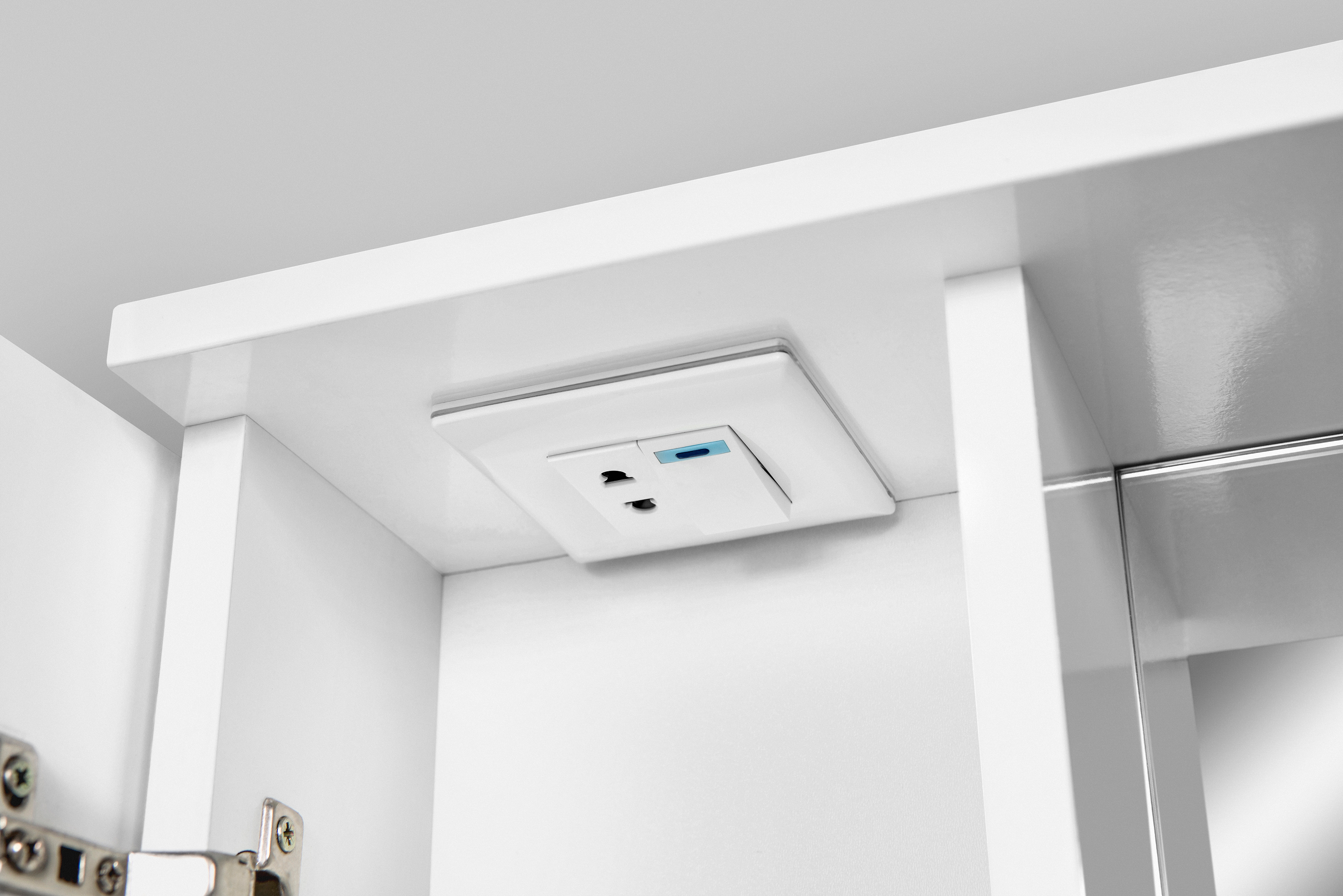 Зеркало-шкаф AM.PM Like 80 L, белый глянец M80MPL0801WG - 6