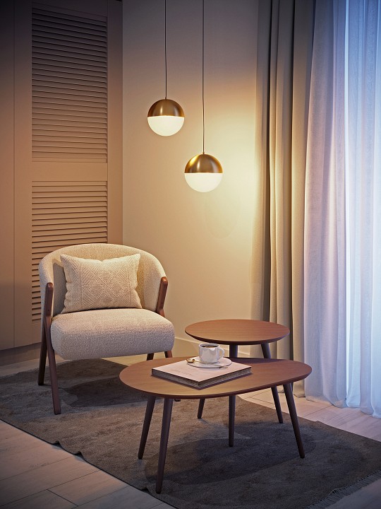 Трековый светодиодный светильник Arlight LGD-Emisfero-Track-Hang-4TR-R150-11W Day4000 035939 - 1