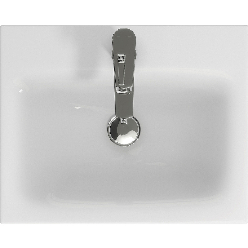 Мебельная раковина Misty Moduo 50 белая глянцевая S-UM-MOD50/1 - 1