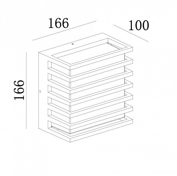 Уличный настенный светодиодный светильник Maytoni Downing Street O020WL-L10B4K - 1