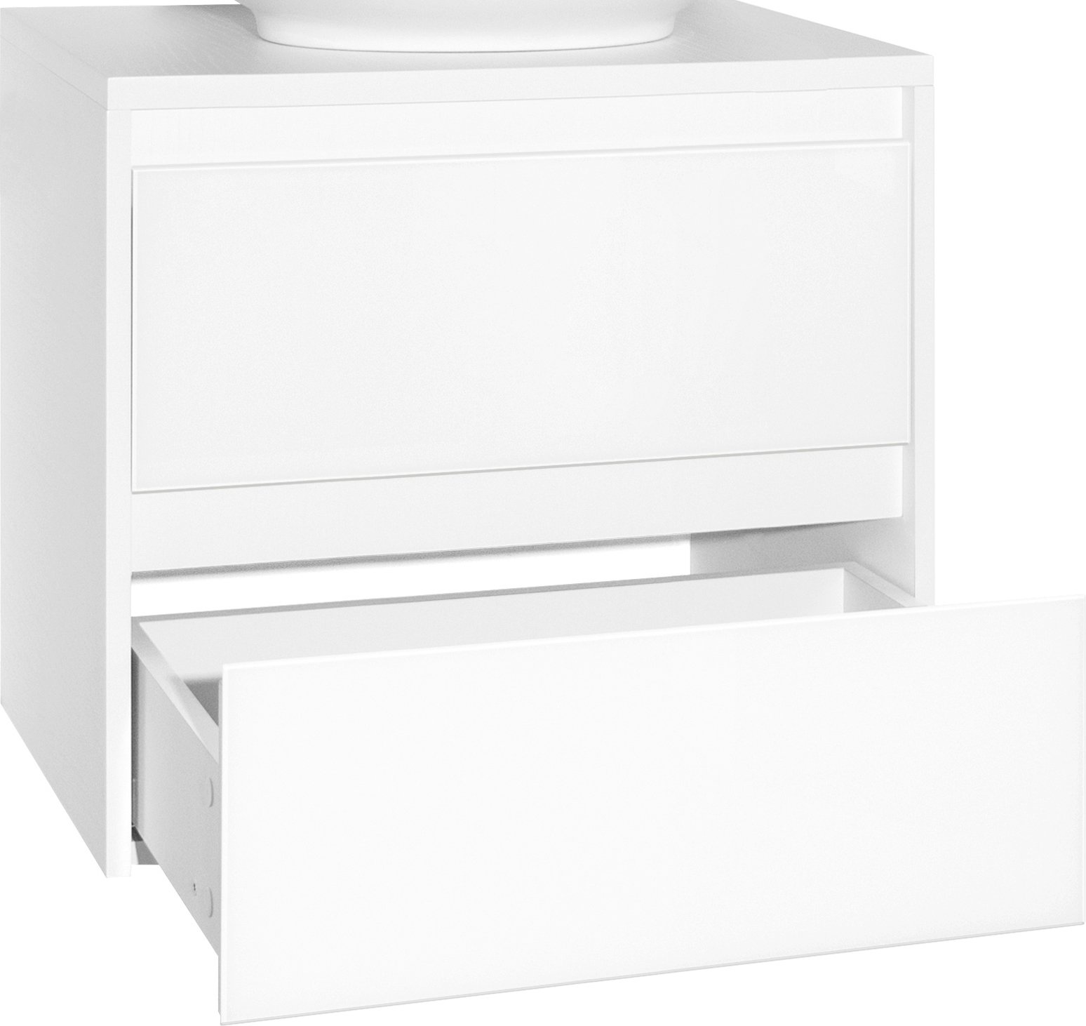 Тумба для комплекта Style Line Монако 60 Plus, осина белая ЛС-00000632 - 1