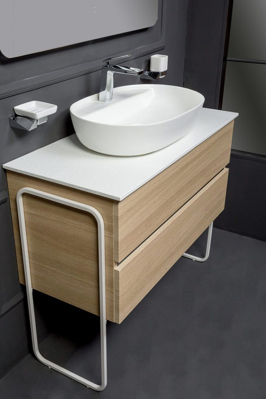 Тумба под раковину Armadi Art Vallessi 120 светлое дерево 837-120-L - 3