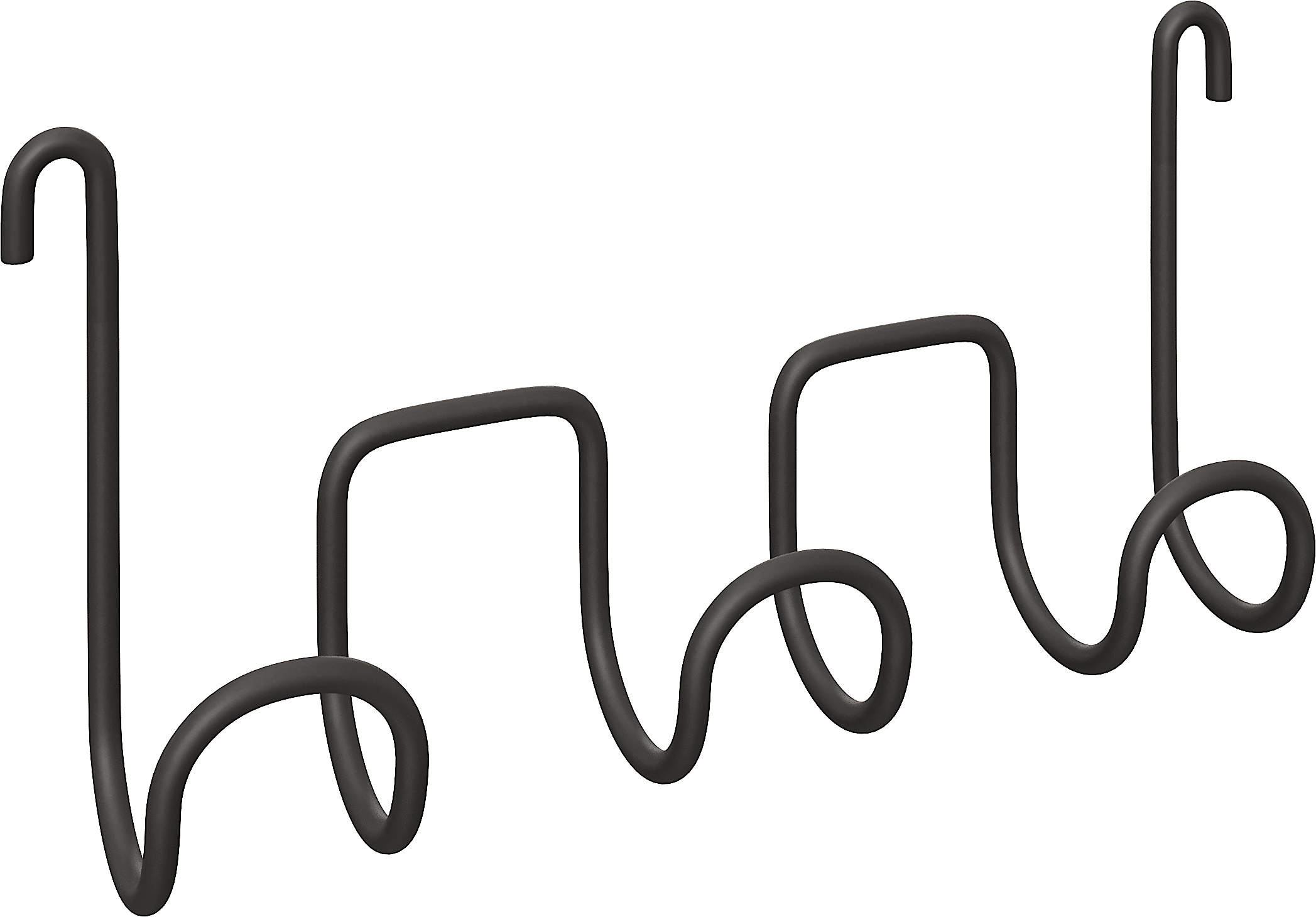 Крючок DIWO Смоленск П16542 тройной, черный муар - 0