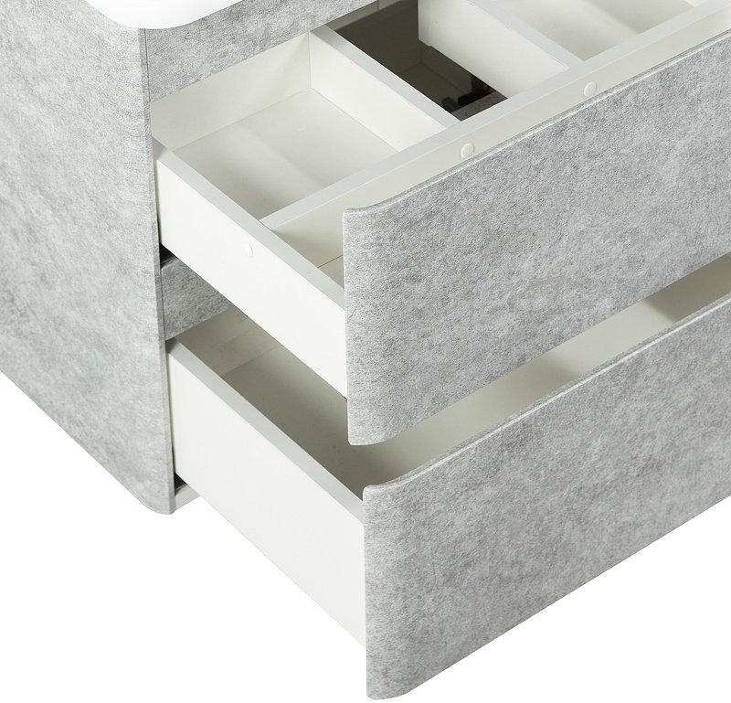 Тумба с раковиной BelBagno Albano 80 серый не - 4