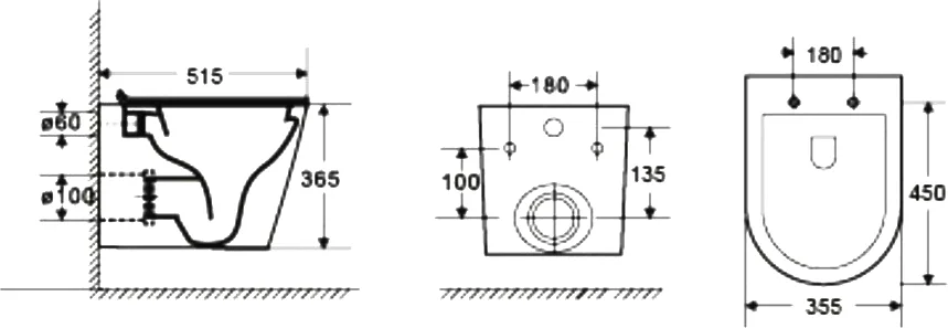 Комплект Weltwasser AMBERG 497 + SALZBACH 004 MT-GR + AMBERG RD-BL  10000006671 - 5