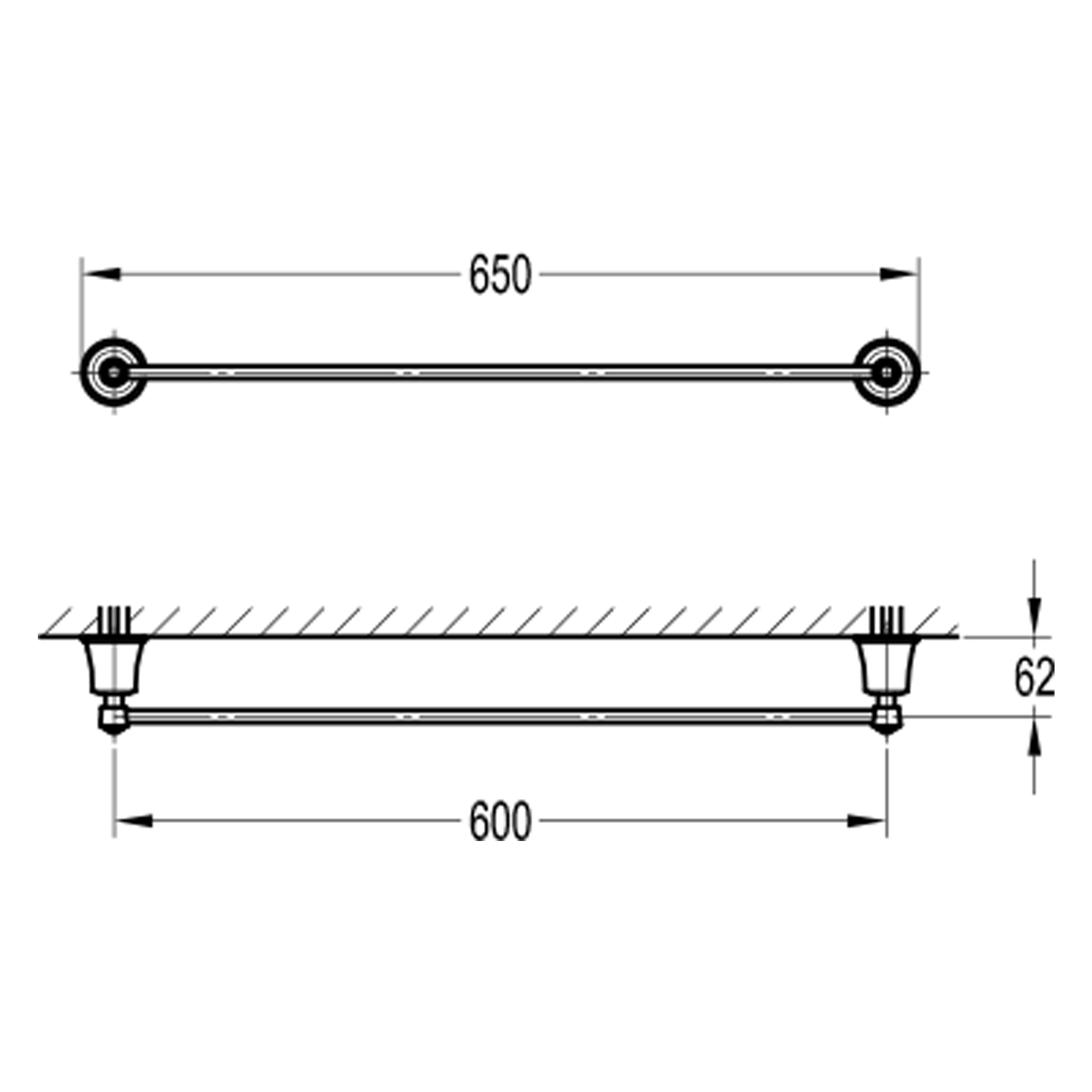 Swedbe Terracotta Art Полотенцедержатель одинарный 2537 - 1