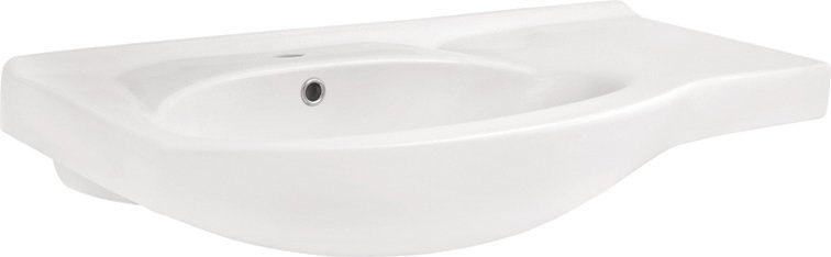 Тумба с раковиной Style Line Жасмин 82 R белая, с бельевой корзиной - 3