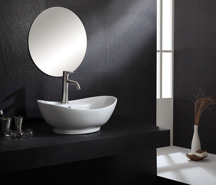 Раковина накладная Ceramalux N белый  9018 - 8