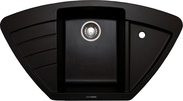 Мойка кухонная Lava A2 чёрный металлик A2.LAV - 0