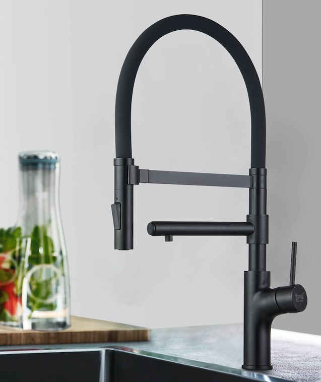 Смеситель Zorg Inox для кухонной мойки, графит SZR-1010 GRAFIT - 1