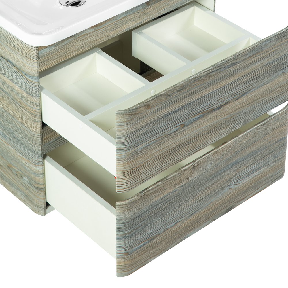 Тумба с раковиной BelBagno Albano 60 светлое дерево - 3