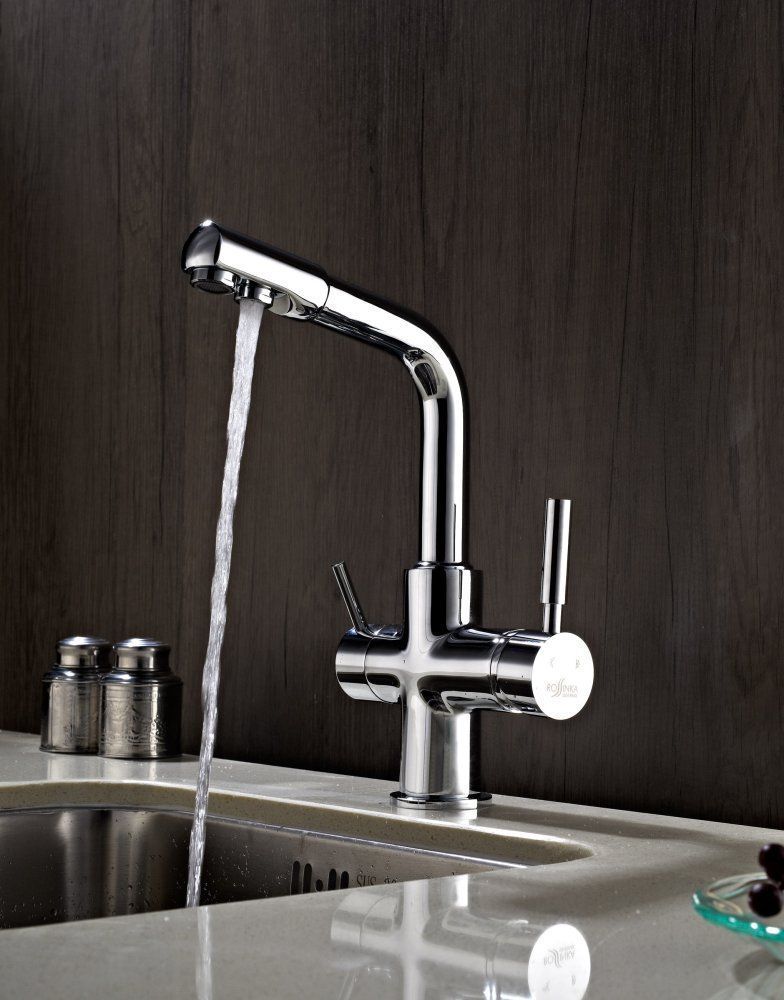 Смеситель для кухонной мойки Rossinka  хром  Z35-31 - 2