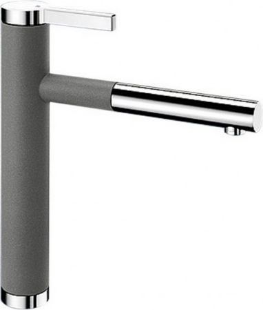 Смеситель для кухонной мойки Blanco Linee серый, хром  518439 - 0