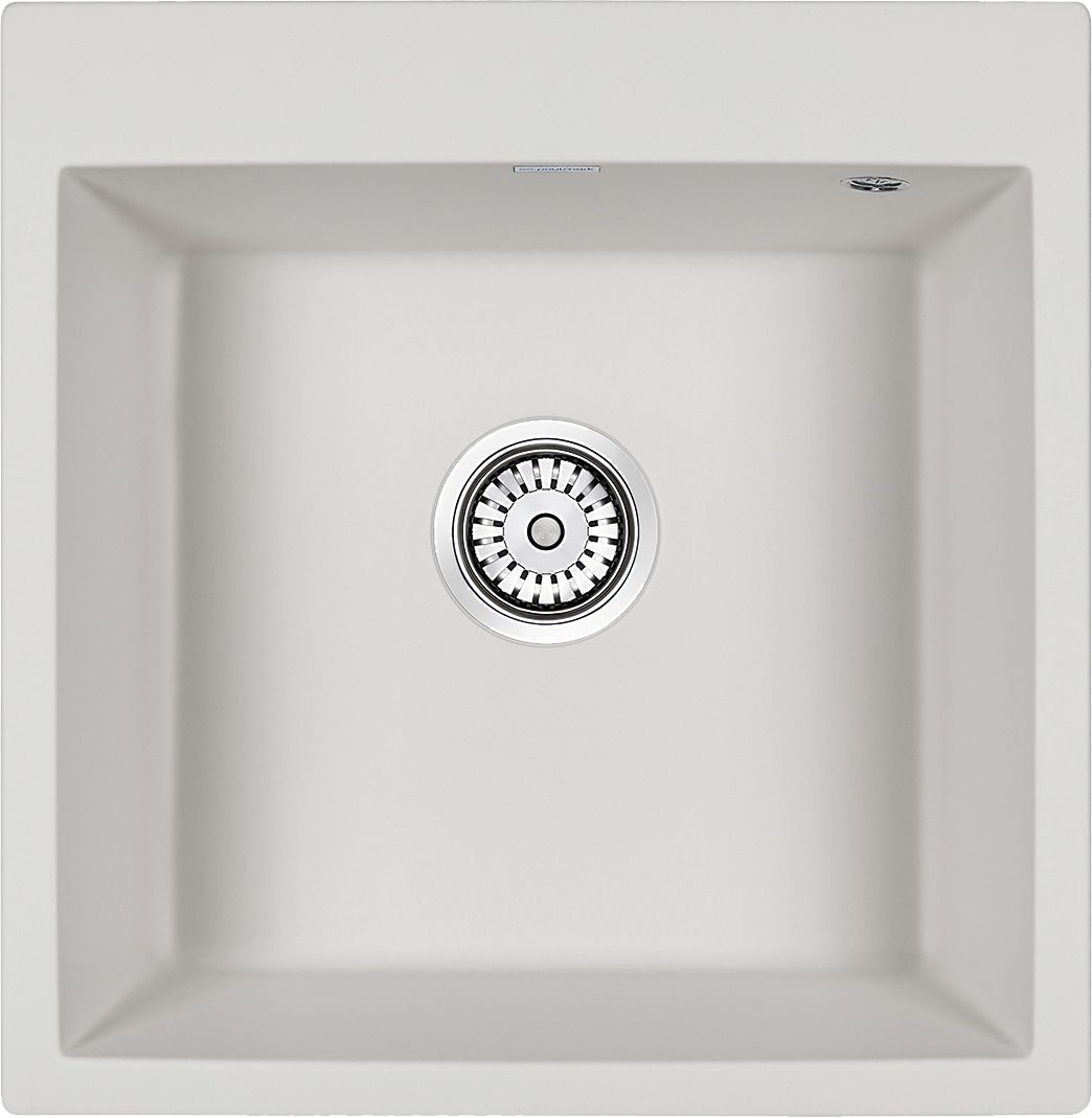 Мойка кухонная Paulmark Praktisch 51 белый матовый PM105152-WH - 0