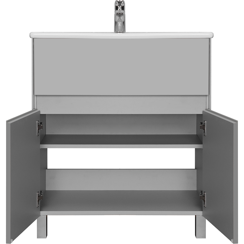 Тумба под раковину Aquaton Форест 75 серый матовый 1A278301FR4D0 - 2