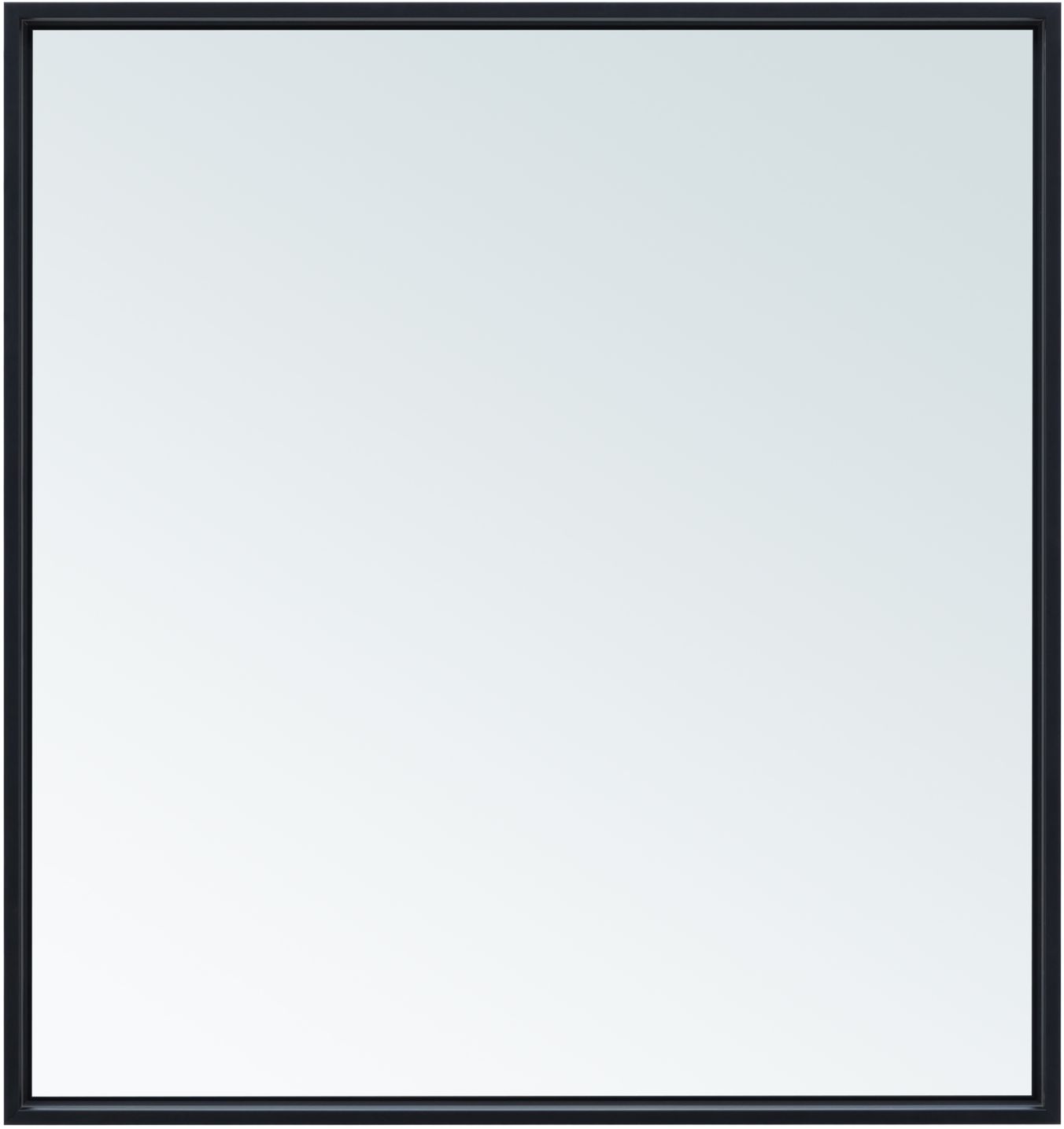 Зеркало Allen Brau Liberty 80 с подсветкой черный матовый 1.330014.BB - 1