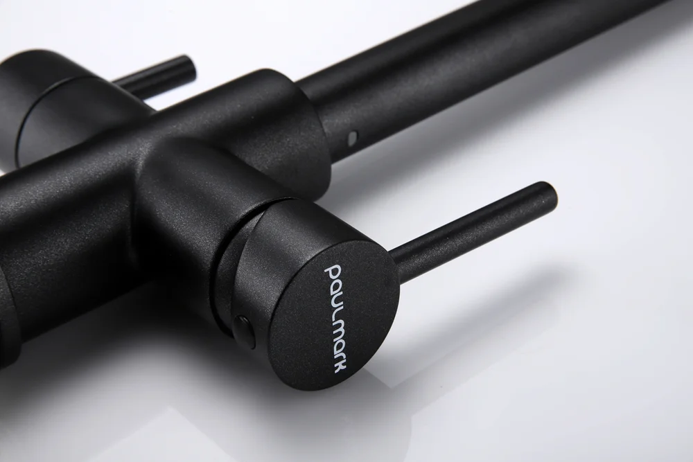 Смеситель для кухни Paulmark Lange черный матовый La214212-418 - 13