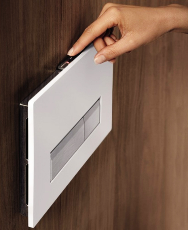 Кнопка смыва Geberit Sigma 40 115.600.SI.1 с системой удаления запахов - 6