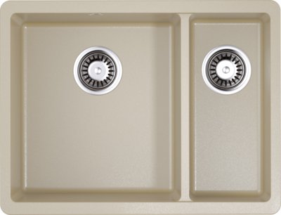 Мойка кухонная Omoikiri Kata 55-2-U-SA бежевая 4993421 - 0
