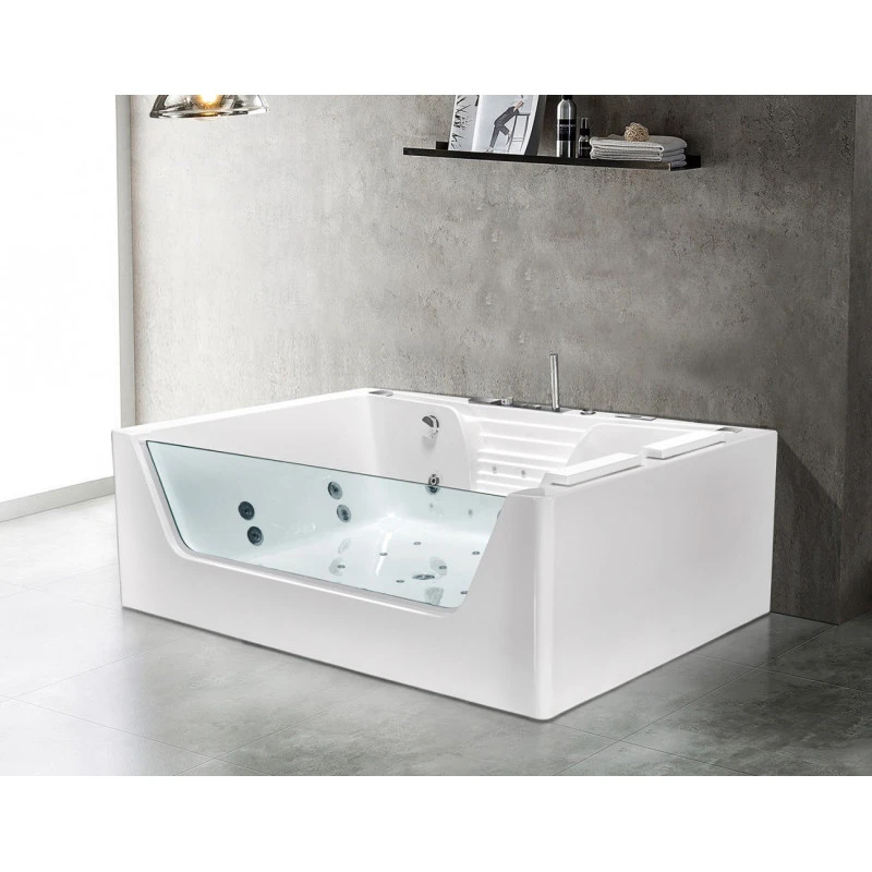 Акриловая ванна Frank 170х120 белая с гидромассажем 2017439109 - 2