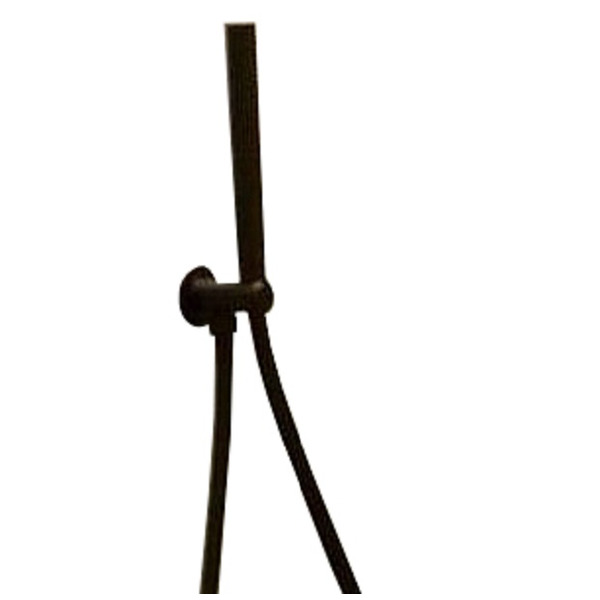 Webert AC0982560 Opera Душевой гарнитур с однорежимным ручным душем и водорозеткой, total black - 0