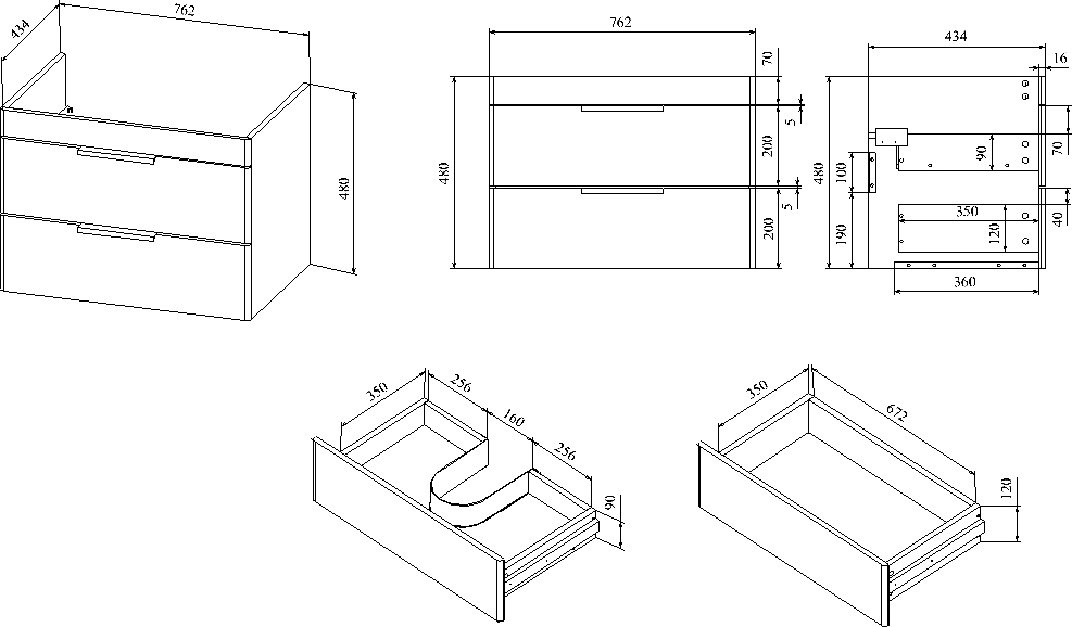 Мебель для ванной STWORKI Копенгаген 80 белая 467188 - 8