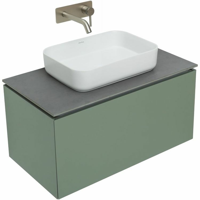 Тумба под раковину Allen Brau Infinity 85 серо - зеленый матовый 1.21002.CGM - 6