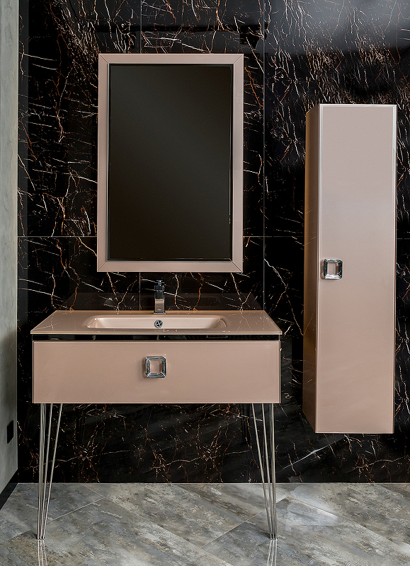 Тумба под раковину Armadi Art Lucido 100 розовый 770-100-Rose - 1